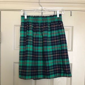 J Crew Tartan Skirt